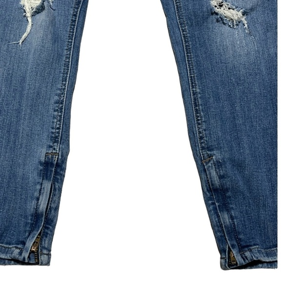 Pistola Blue Distressed Ankle Zip Size 28 - Picture 11 of 12